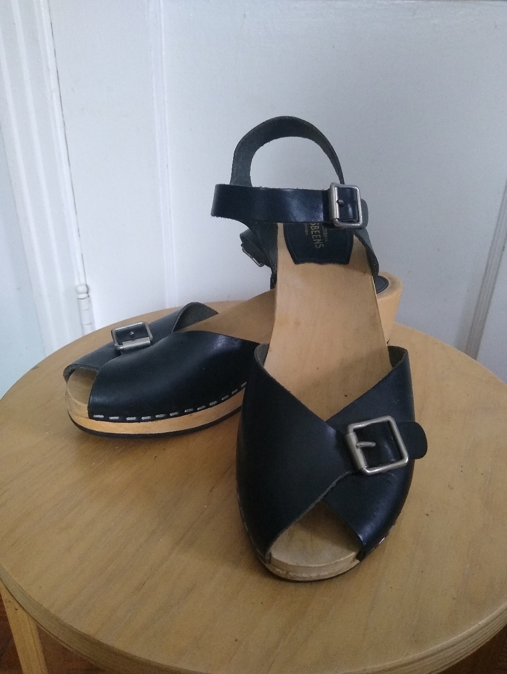 Swedish Hasbeens Pia Debutante Clog Sandals